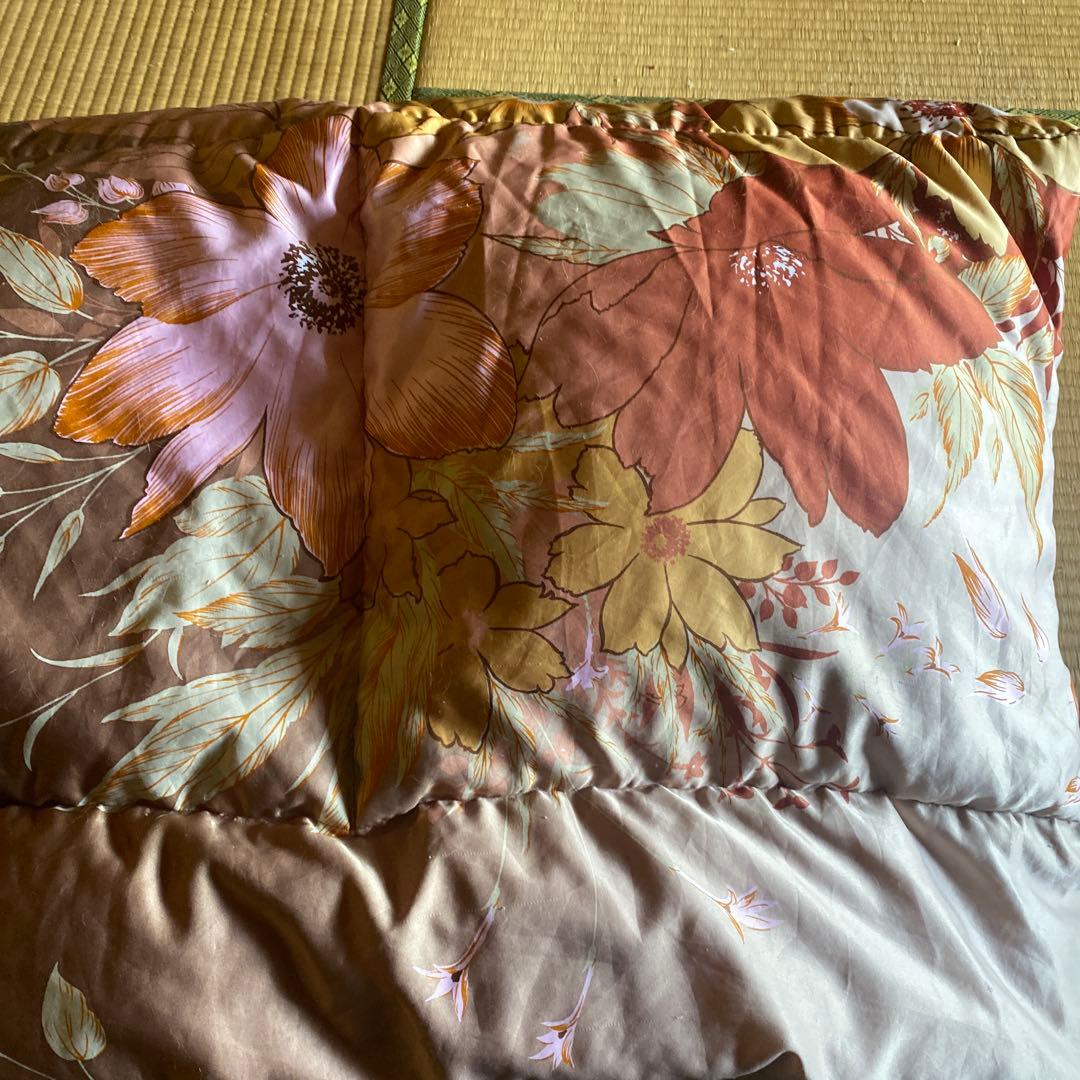 【訳あり】190×140cm 高級羽毛布団　フランスベッド　シングル　掛け布団