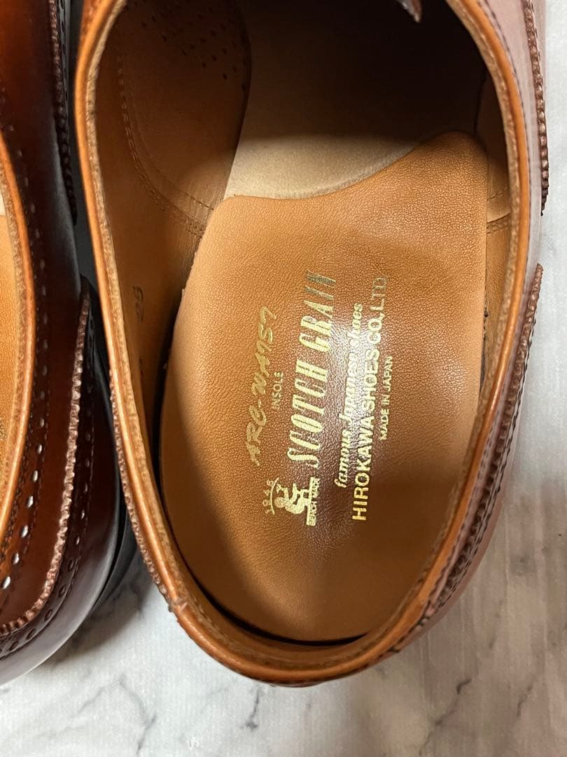 ★スコッチグレイン　オデッサⅡ920　25cm ミディアムブラウン★革靴★