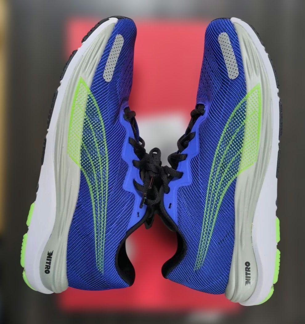 PUMA 　ランニングシューズ　 青/緑　26.0cm