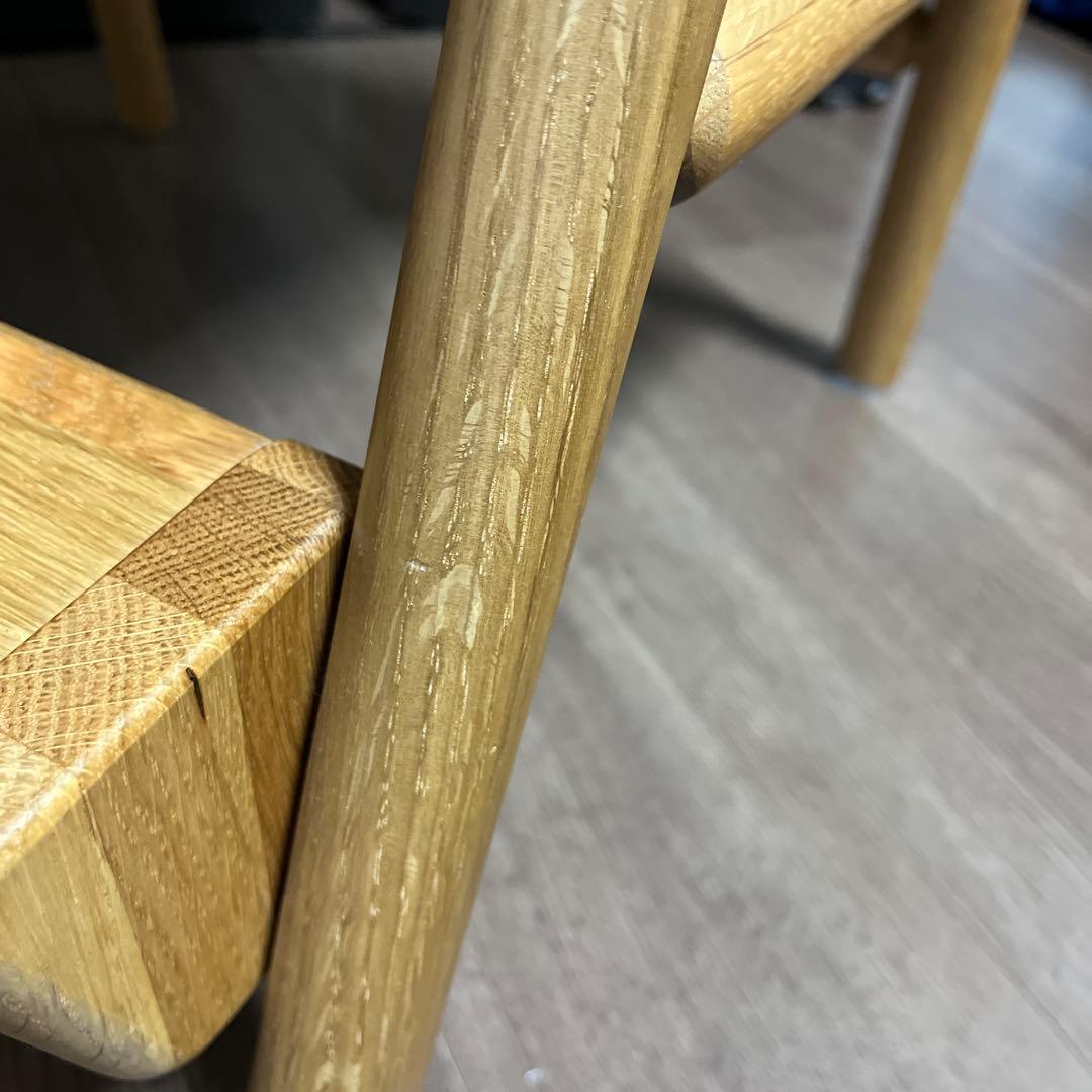 北欧スタイル無垢材デスクチェア