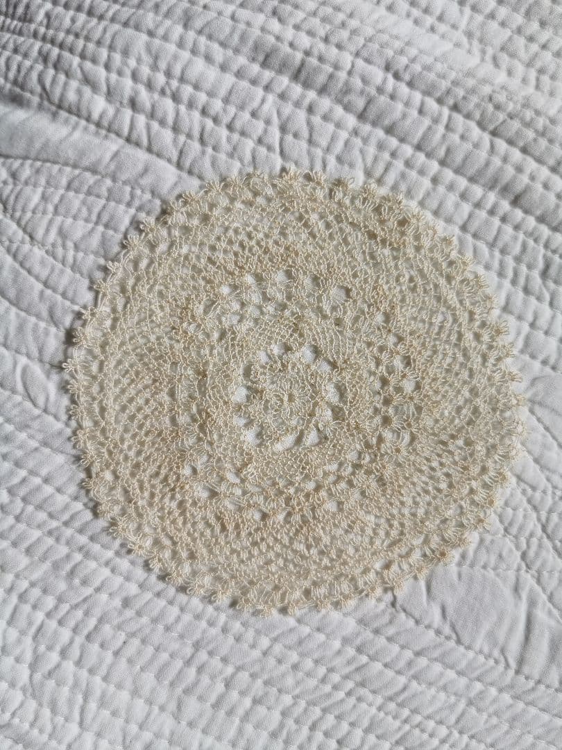 アンティーク アルメニア or タティングレース プチドイリー 花型/星型 細雪