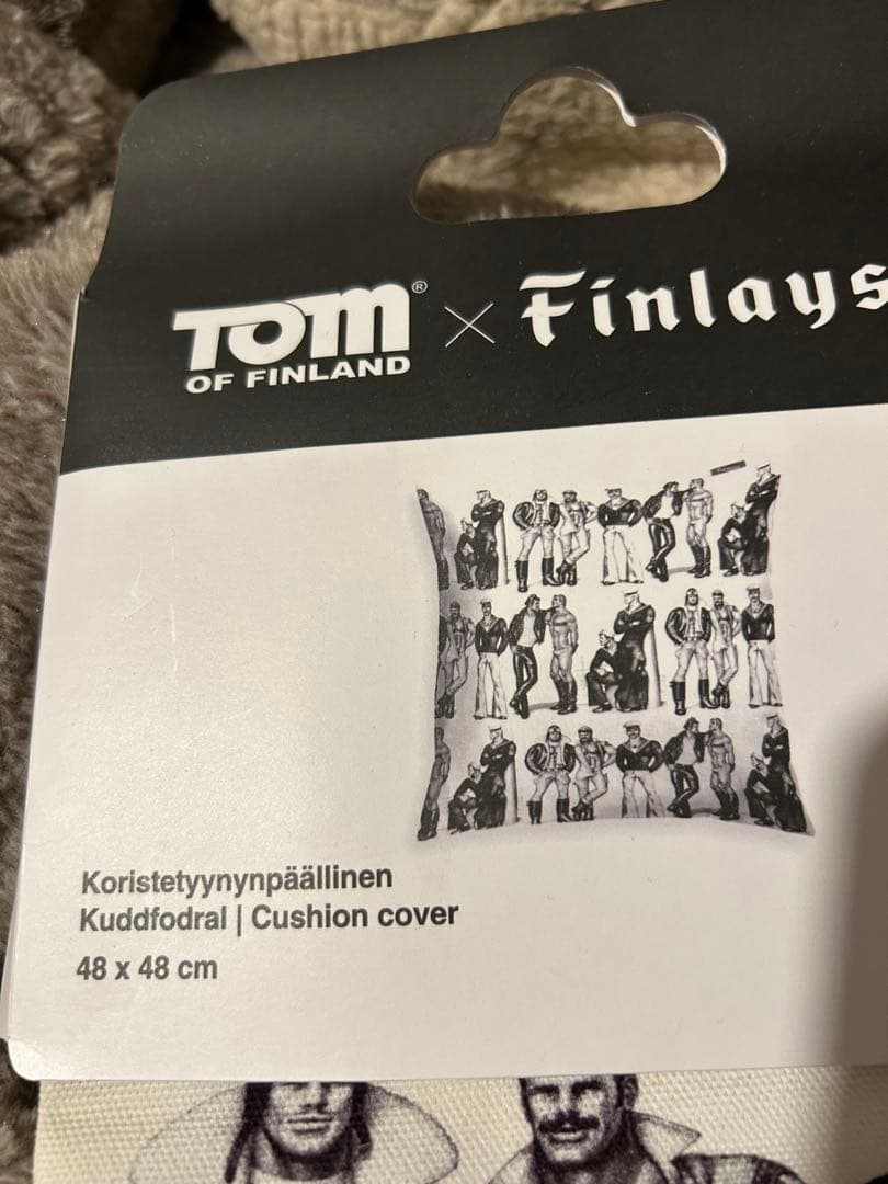 レア　tom of finland コラボ　クッションカバー