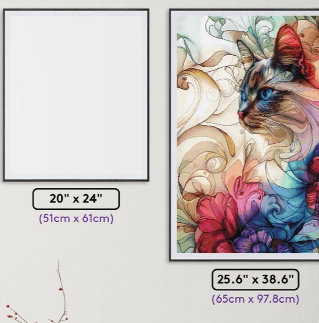 【完売品】ダイヤモンドアートクラブ　Rolo the Ragdoll Cat