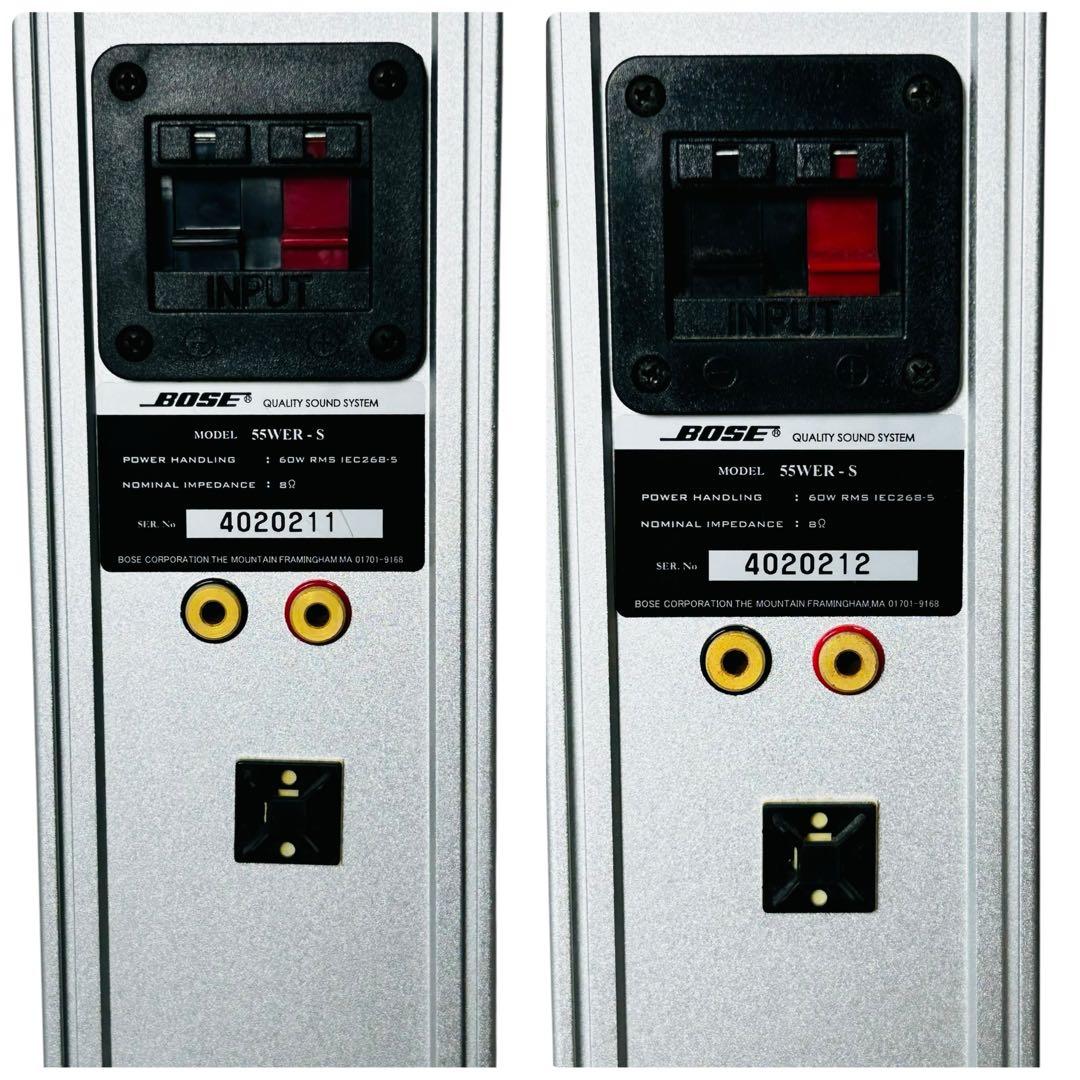 廃盤　ボーズ　55WER-S　トールボーイ　シリアル連番　スピーカーシステム