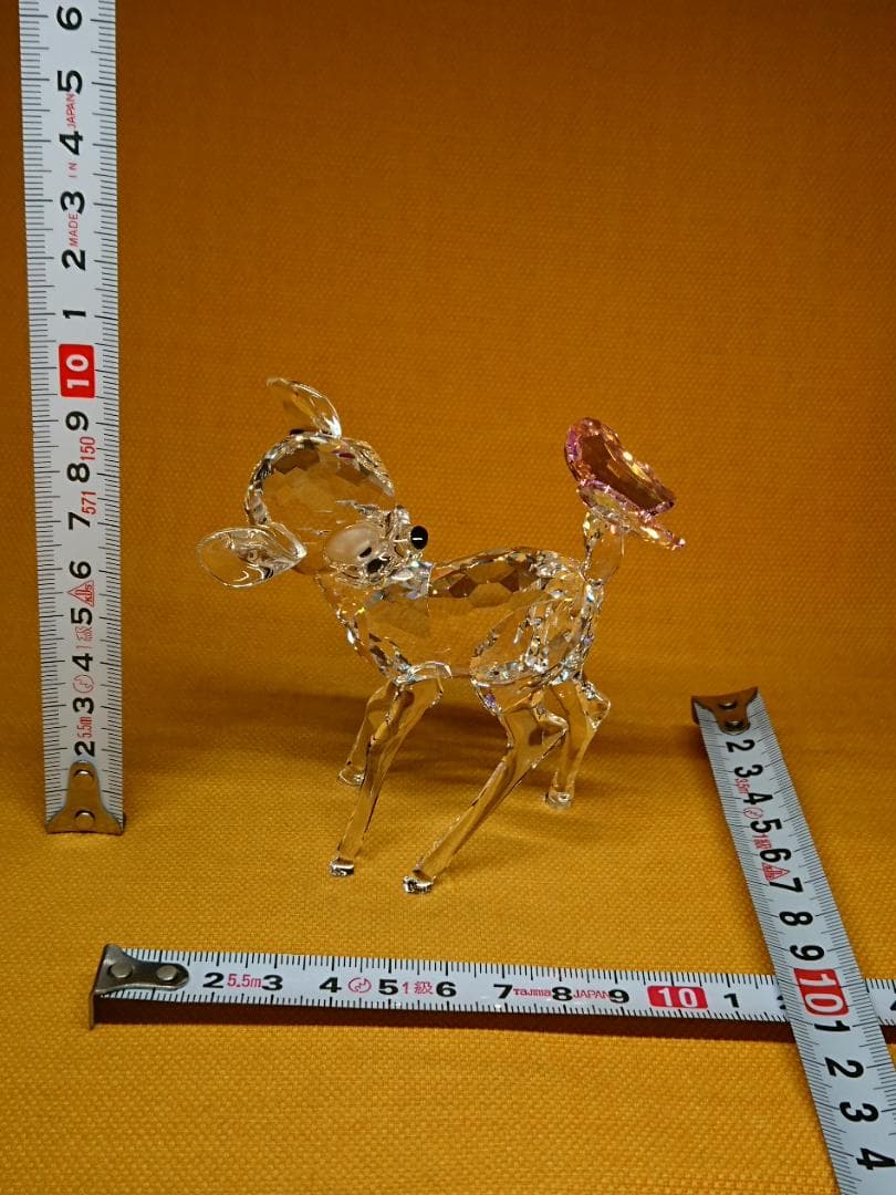 【美品】スワロフスキー　ディズニー　バンビ　置物　工芸品　美術品　A3350