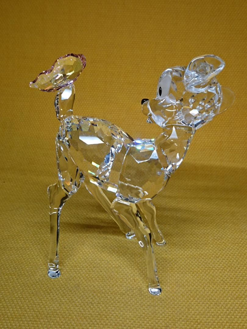 【美品】スワロフスキー　ディズニー　バンビ　置物　工芸品　美術品　A3350