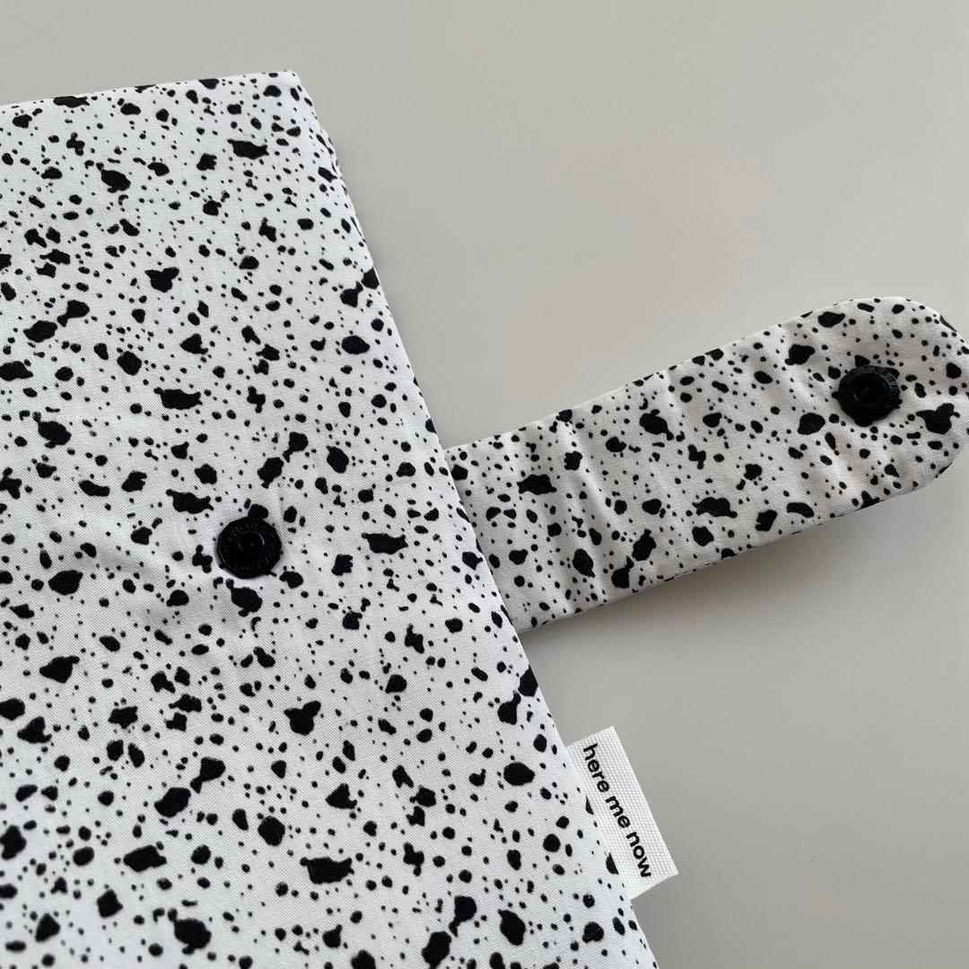 早い者勝ち　韓国　バインダー　カバー　貯金　リフィル　A6　ダルメシアン　白