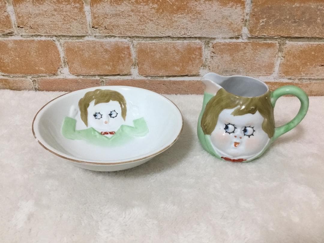 オールドノリタケ ベティ　グーグルアイ カップ&ソーサー