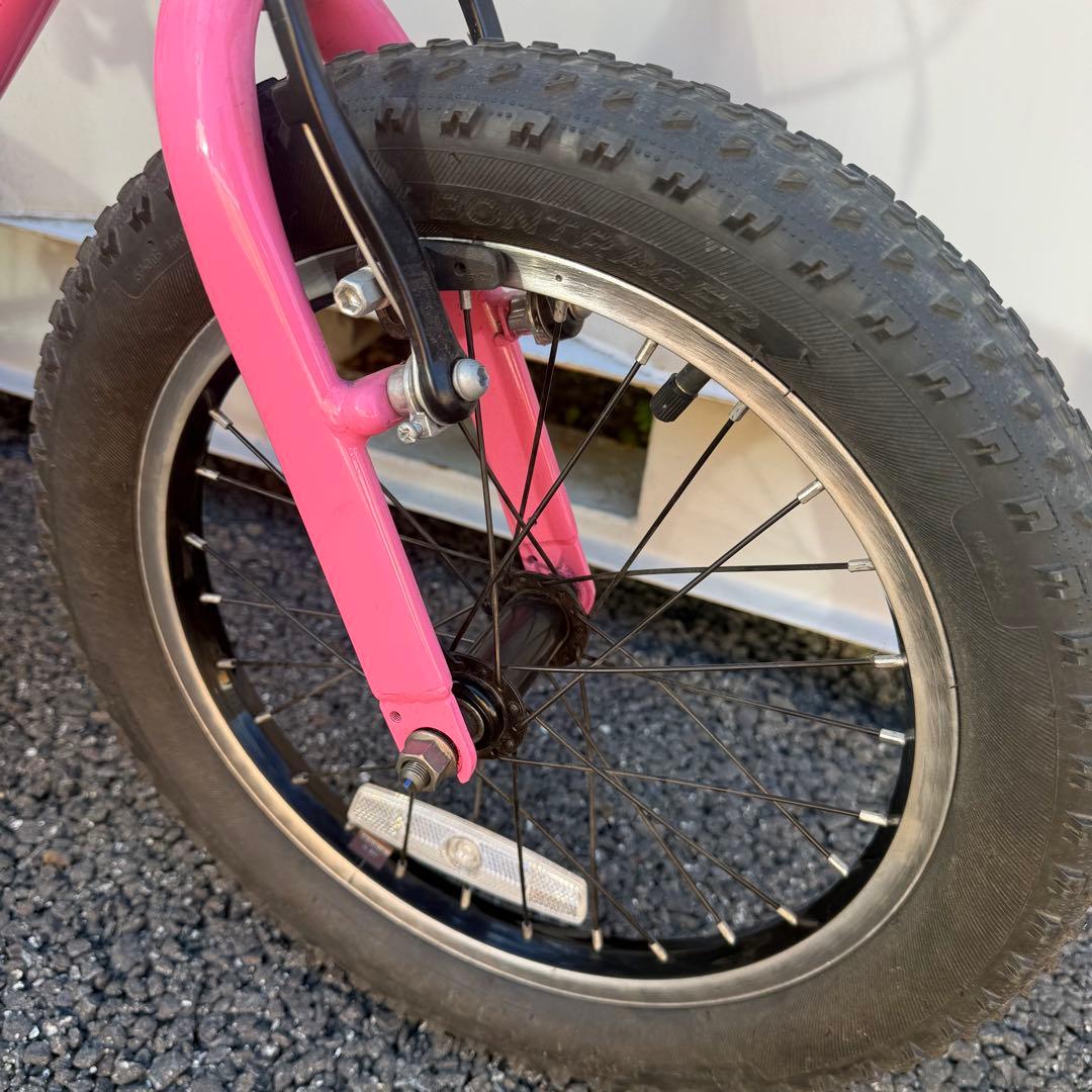 子供用自転車 16インチ 身長99-117cm Precaliber ピンク
