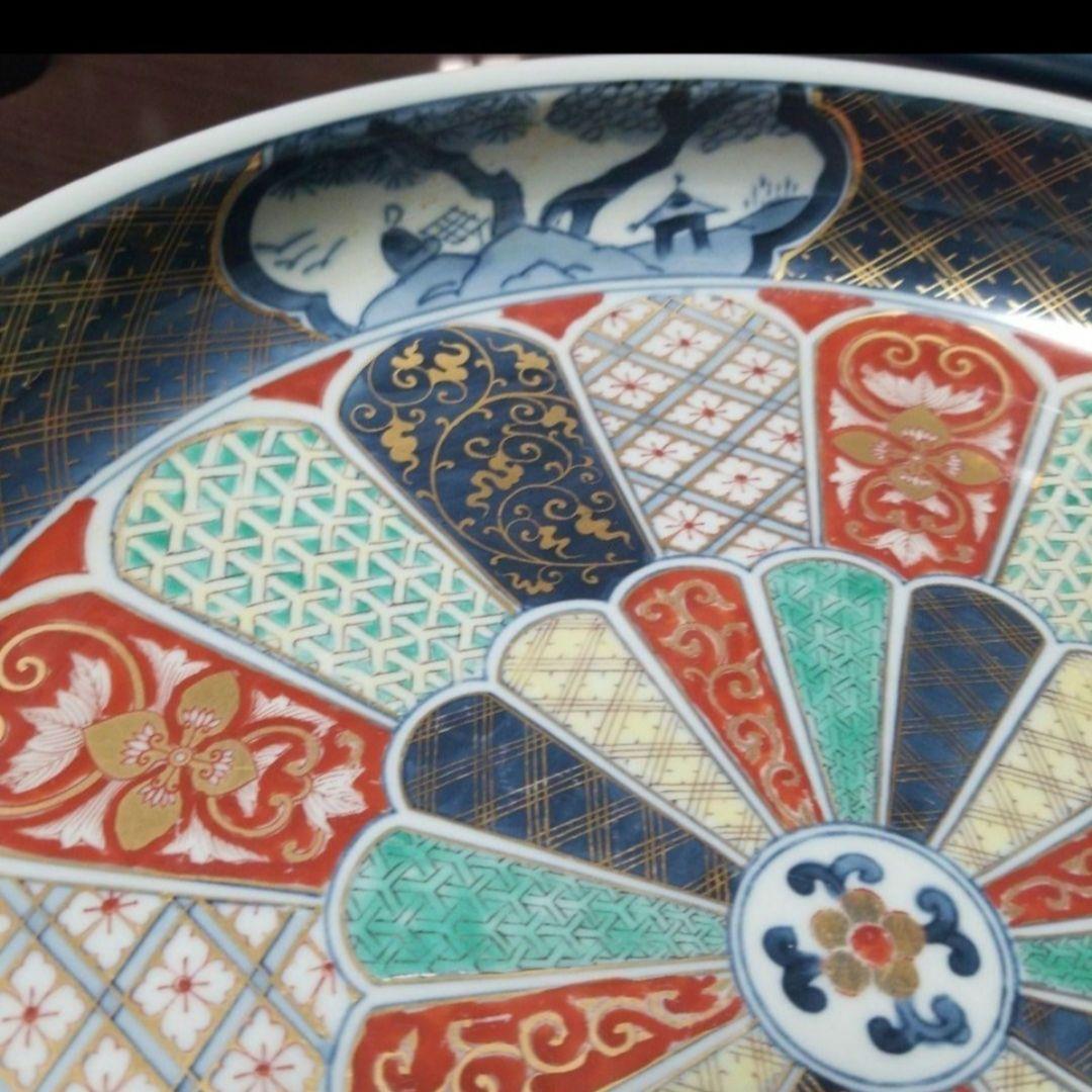 古伊万里　鉢　富貴春長　レアな柄　口径28 古伊万里 赤絵 色絵