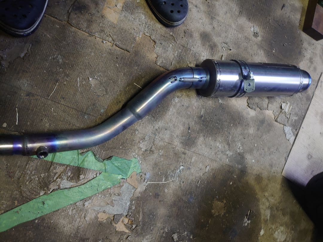 ニンジャ忍者NINJA 400R 用 OVER オーバー製スリップオンマフラー