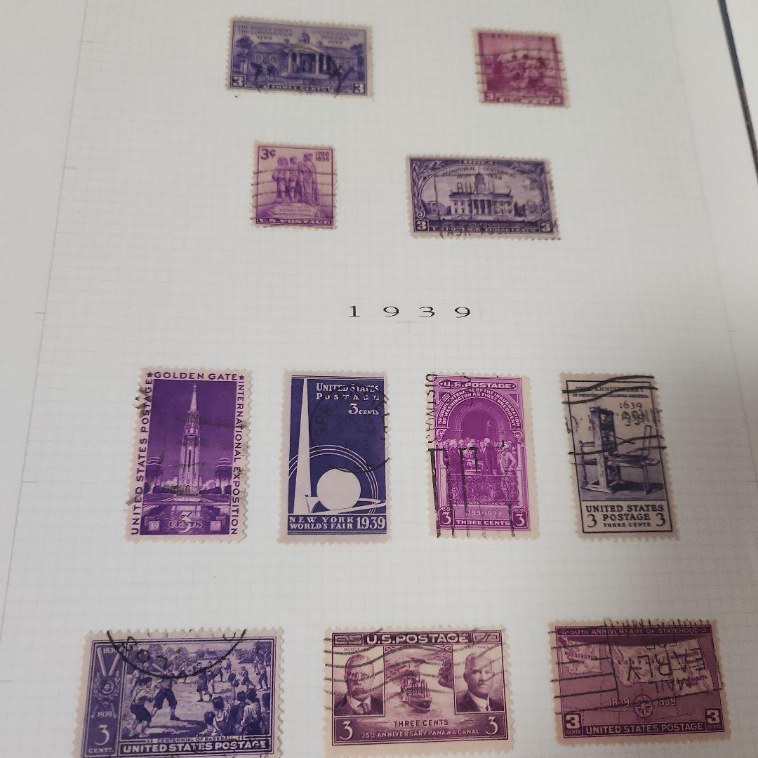 ポンジさん、アメリカ　使用済み切手8冊と二冊追加