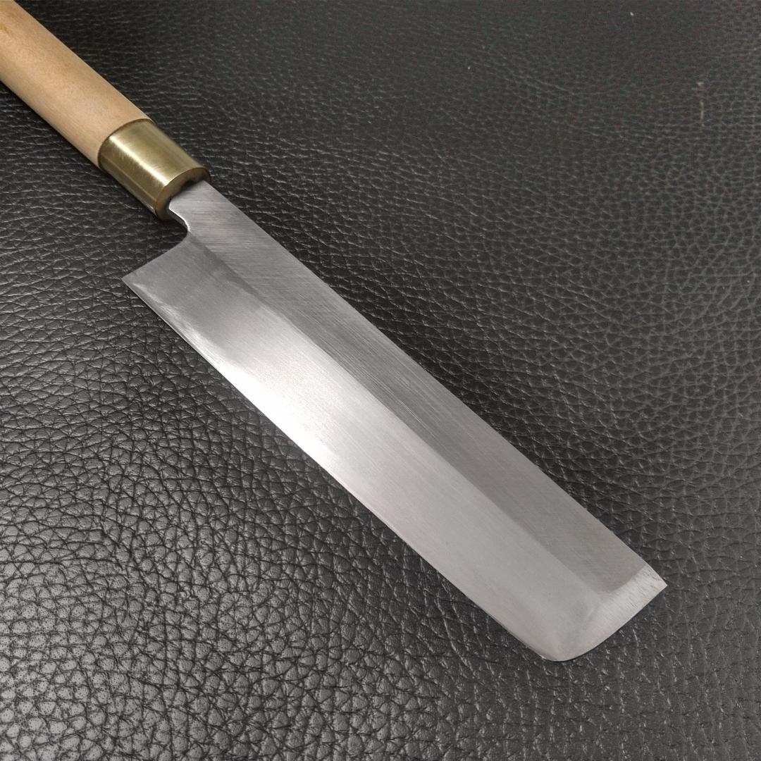 【美品】堺文久 薄刃包丁 右利き用 刃渡り約170㎜ 研ぎ済