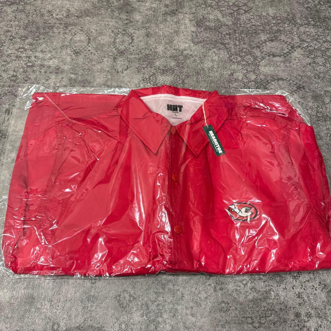限定値下げHIIT × CLUBHAUSコーチジャケットクラブハウスLレッド