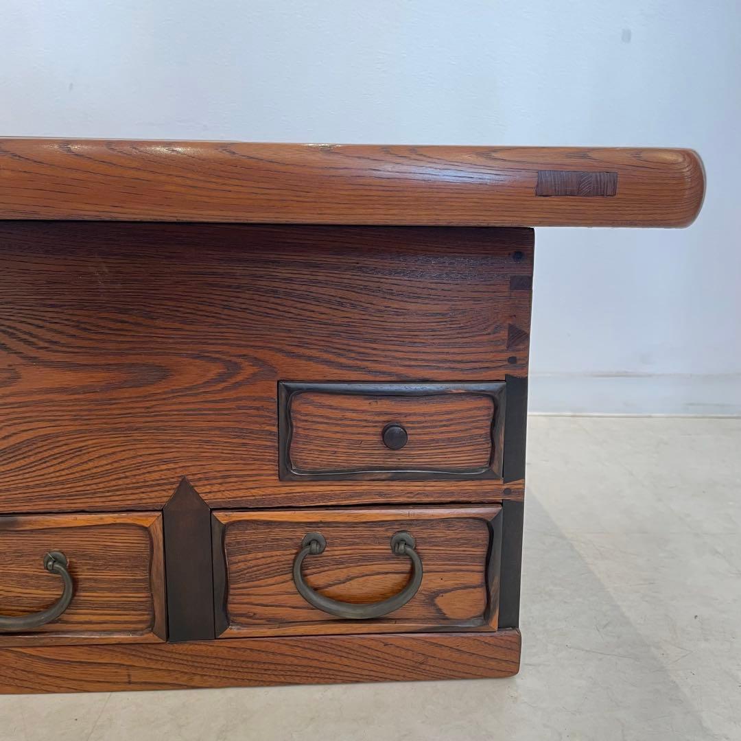 長火鉢 箱火鉢 小型 囲炉裏 木製 アンティーク