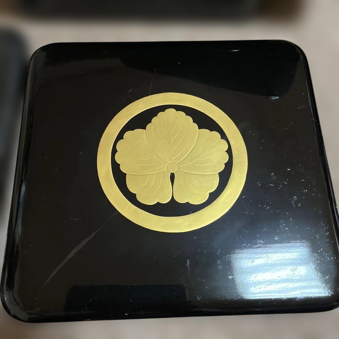 輪島塗重箱 アンティーク　木箱入り