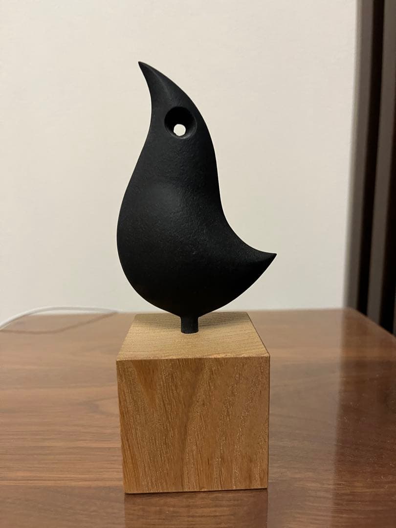 ■釜定 南部鉄器★オーナメント2点セット★魚と鳥★オブジェ★宮伸穂