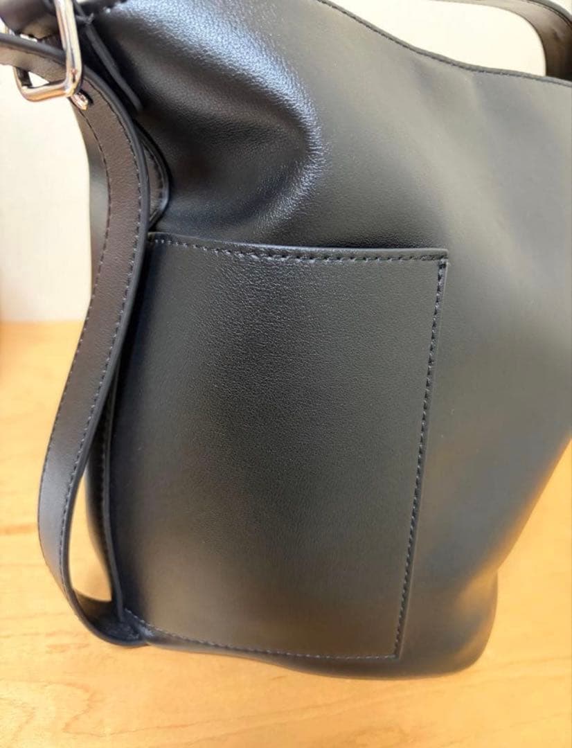 美品　アダムエロペ　スプリットレザーワンショルダー2WAYミニバッグ