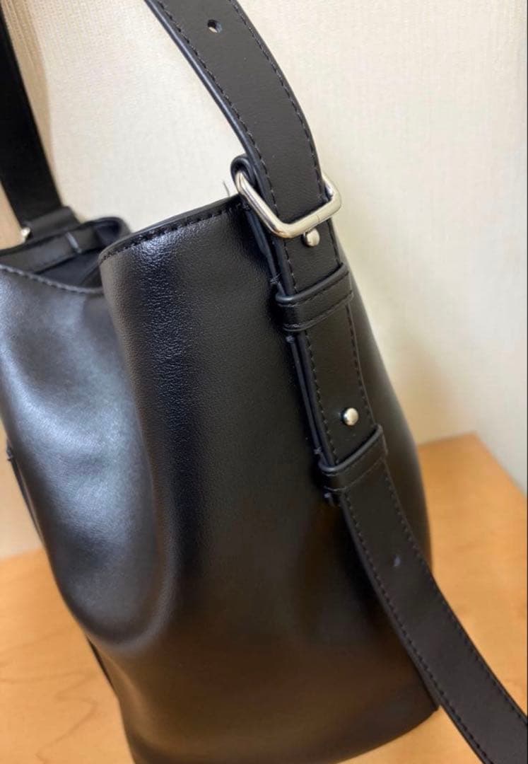 美品　アダムエロペ　スプリットレザーワンショルダー2WAYミニバッグ