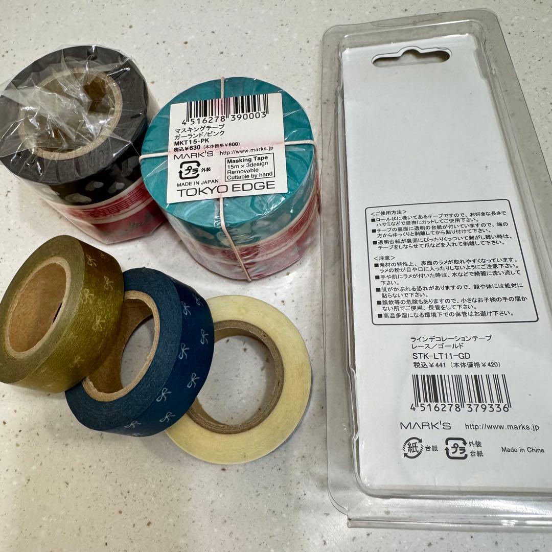 MARK'S マークス 廃盤マスキングテープ コフレ 花柄マステ ギフトボックス