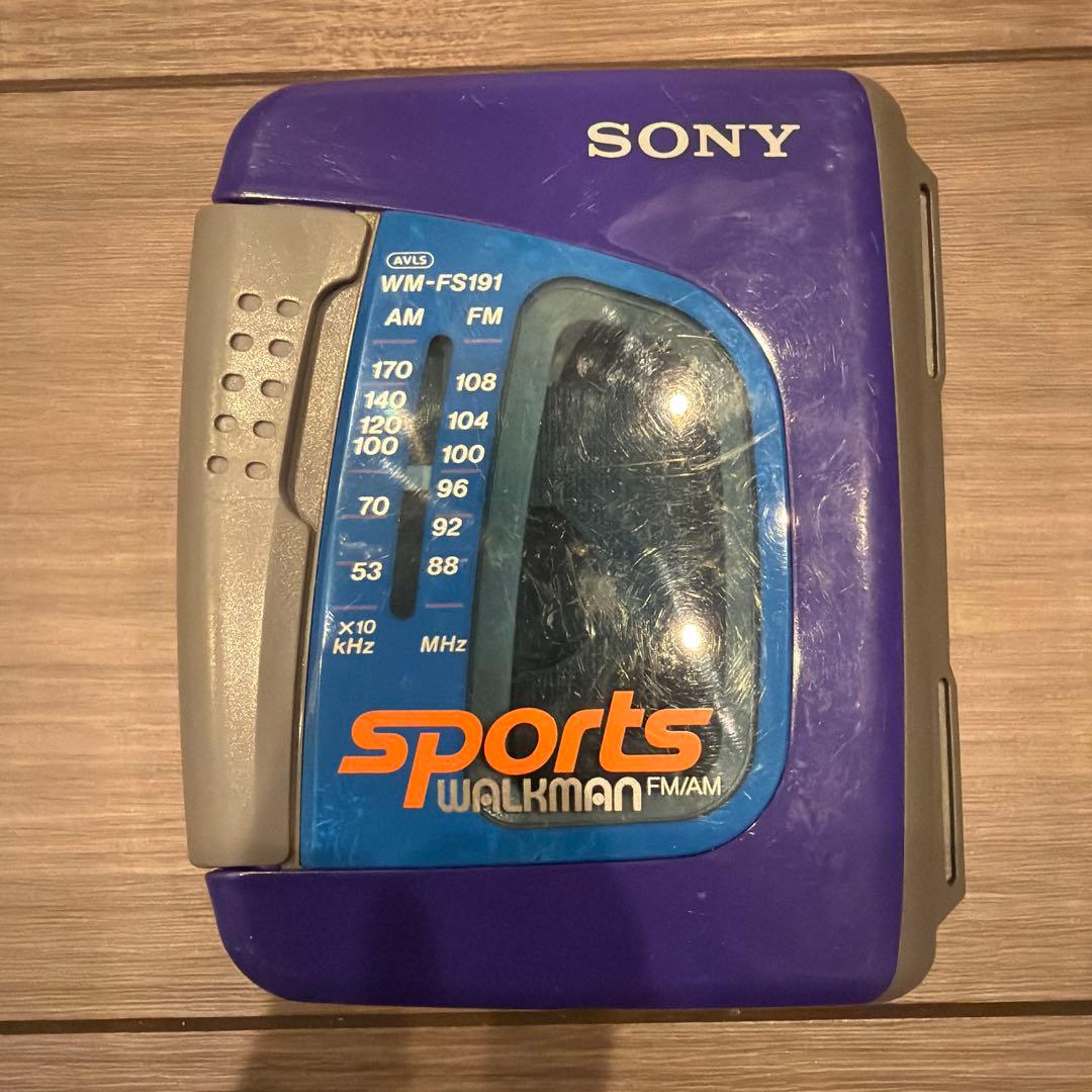 ジャンク品 Sony WM-FS191 Sports Walkman