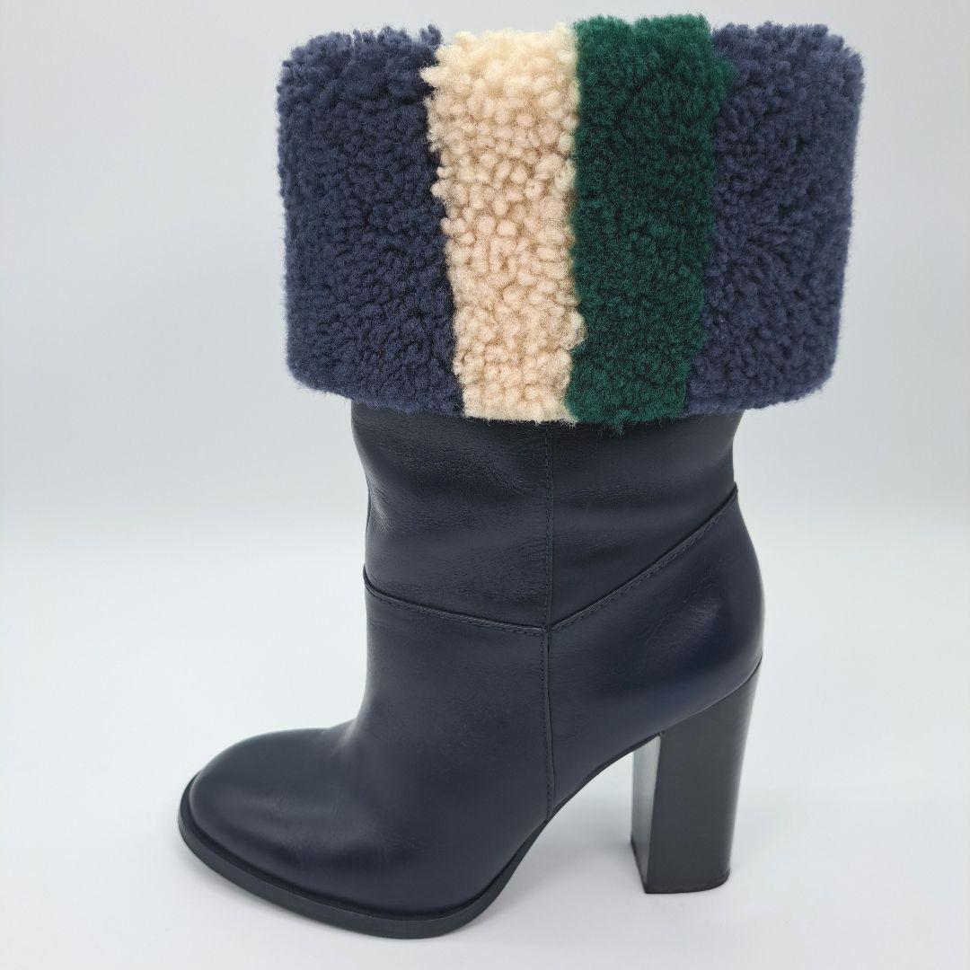 【専用】トリーバーチ　あったかボア　ロングブーツ　10cmヒール　24cm