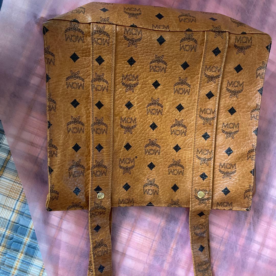 MCMロゴプリント バッグ