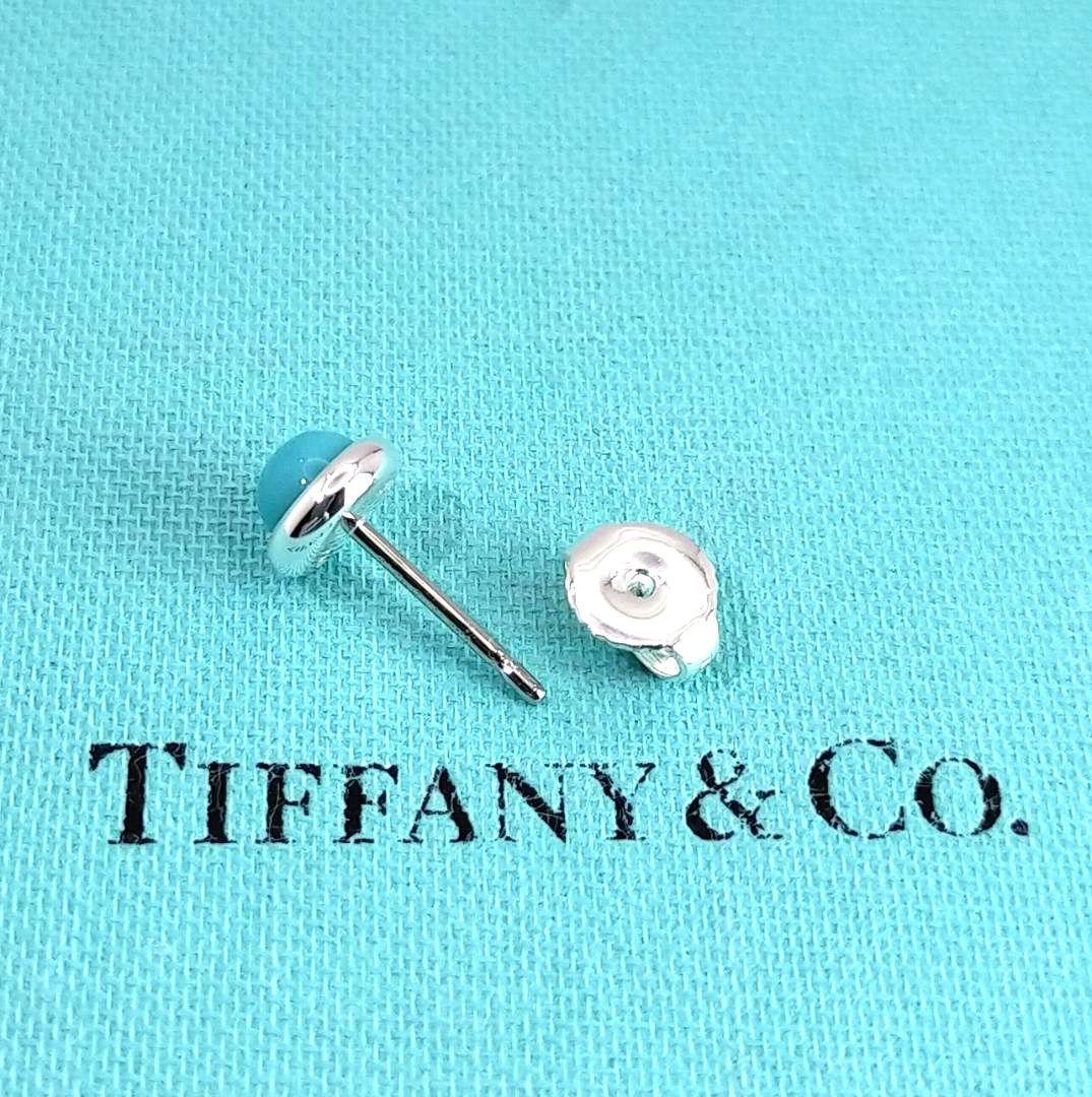 ●SALE●【ティファニー】バイザヤード　ターコイズ　ピアス　片耳　2543