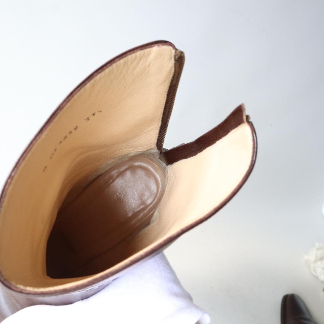 タニノクリスチー　マスミア　ショートブーツ　6cmヒール　37.5/24.5cm