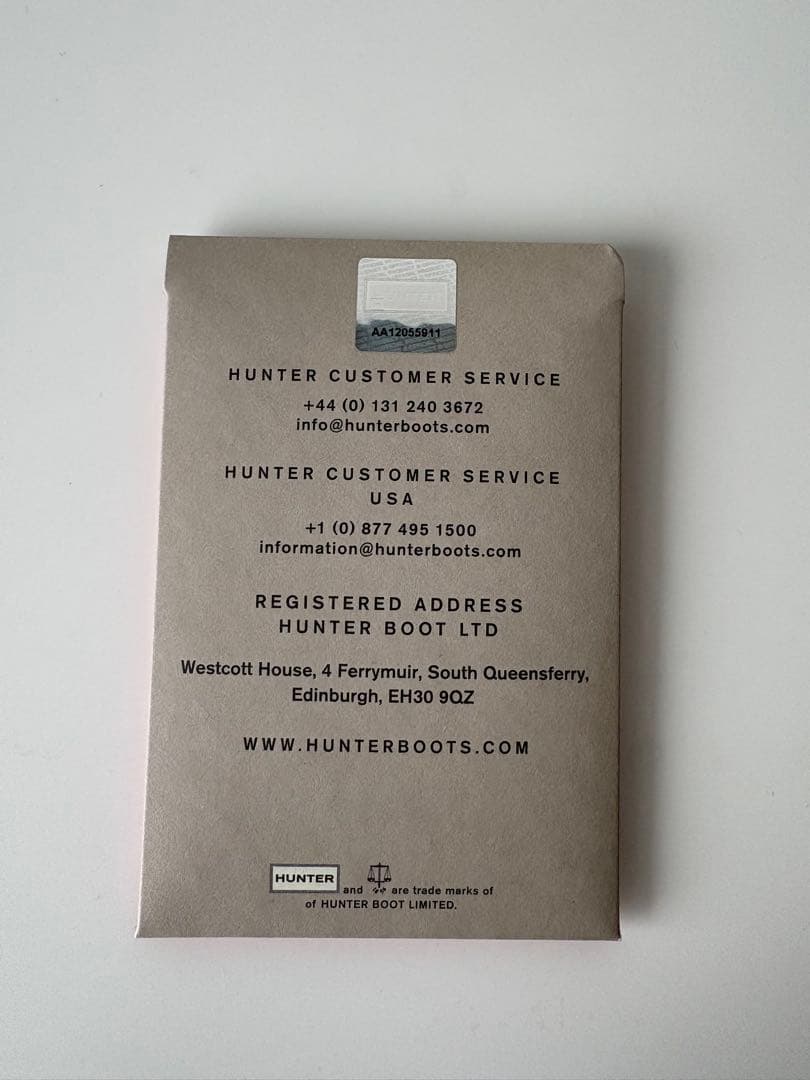 未使用　HUNTER 長靴 レインブーツ　ブラウン 23cm