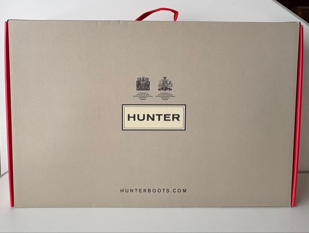 未使用　HUNTER 長靴 レインブーツ　ブラウン 23cm