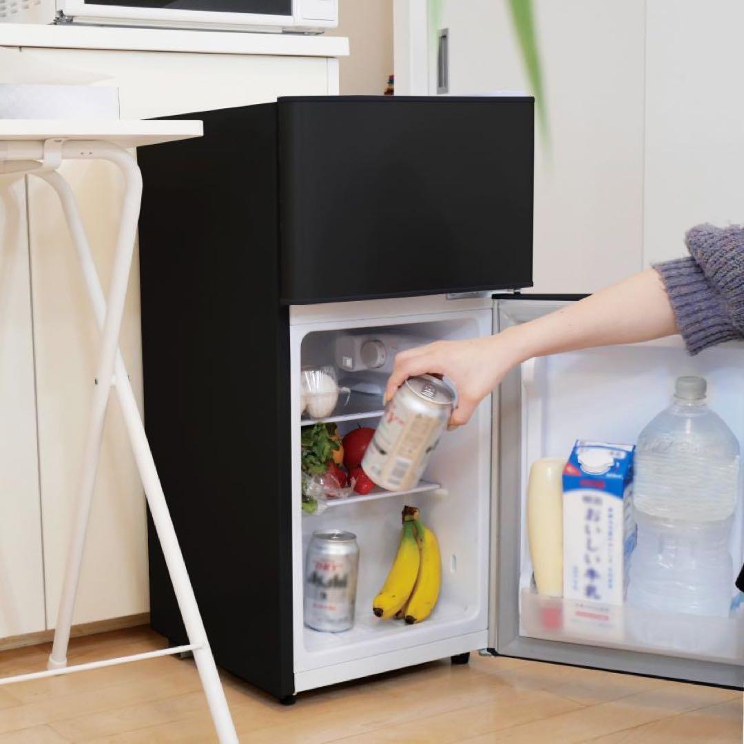 冷蔵庫 一人暮らし冷凍冷蔵庫 家庭用2500 冷凍庫 業務用 60L ブラック