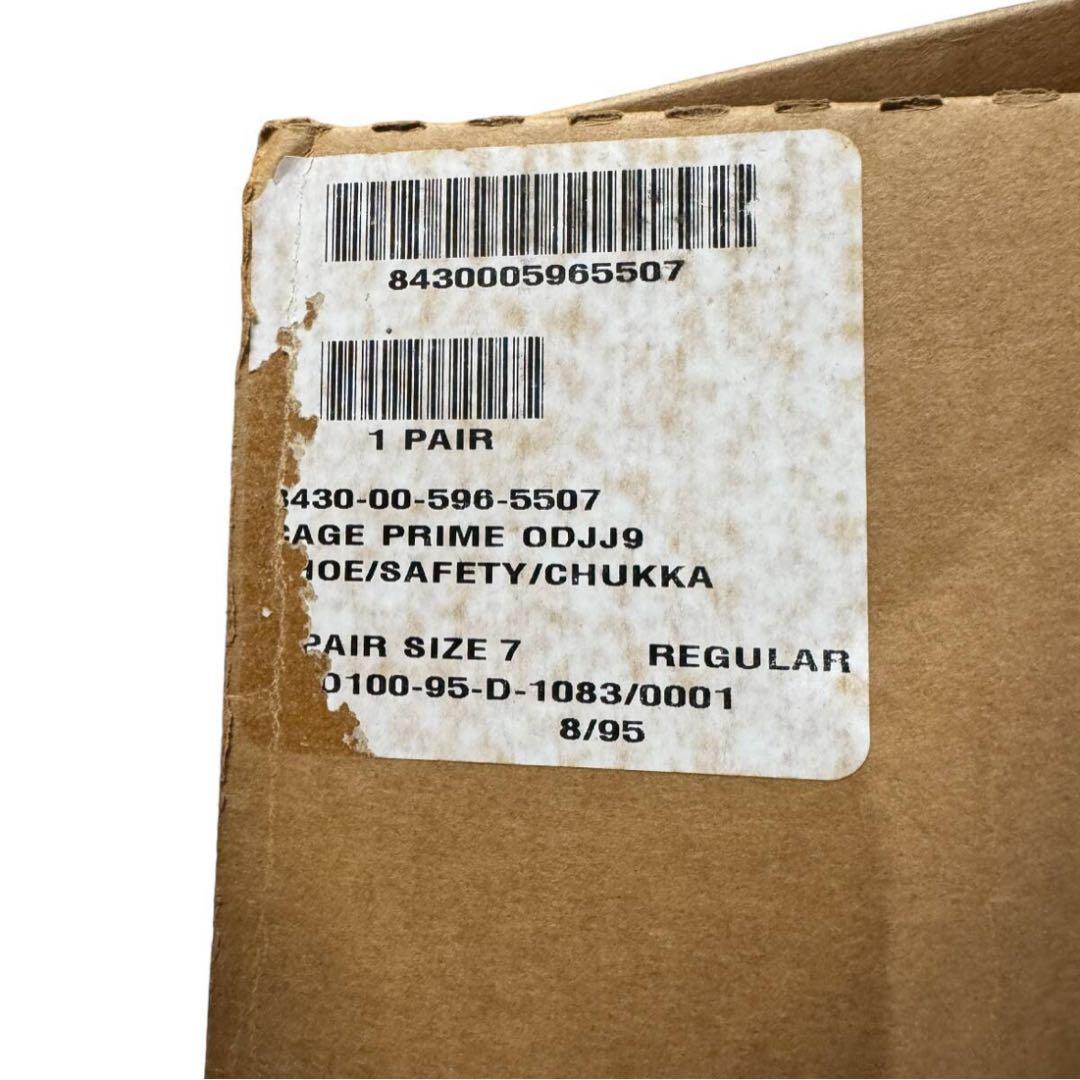 ビンテージ　デッド　箱付き　ミリタリー　USN チャッカブーツ　レザーシューズ