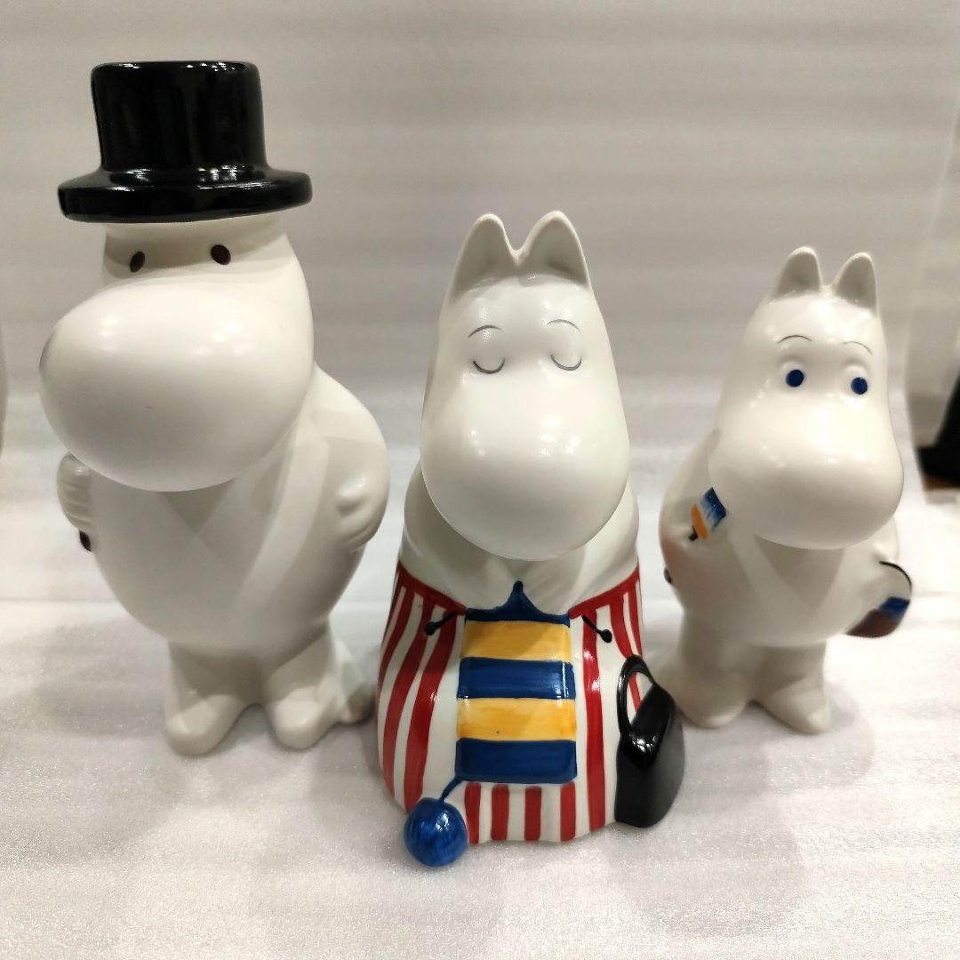 廃盤品★箱付★おまけ付★3体セット アラビア フィギュア ムーミン パパ ママ