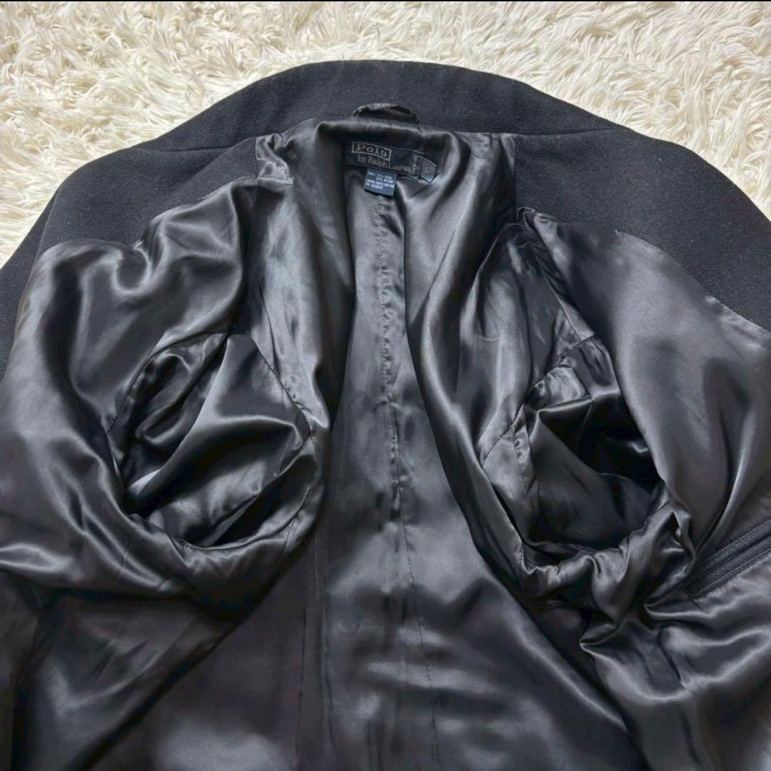 【美品】Polo by Ralph Lauren ピーコート ブラック Lサイズ