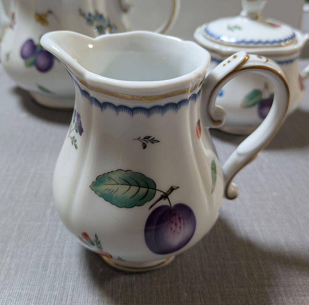 リチャードジノリ　イタリアンフルーツ　ティーセット