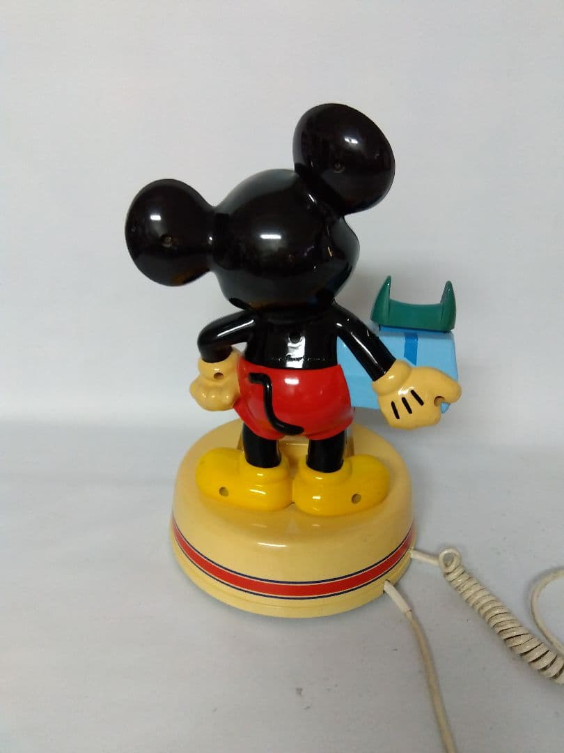 ミッキーマウス　電話機　ダイヤル式　動作確認済　希少品