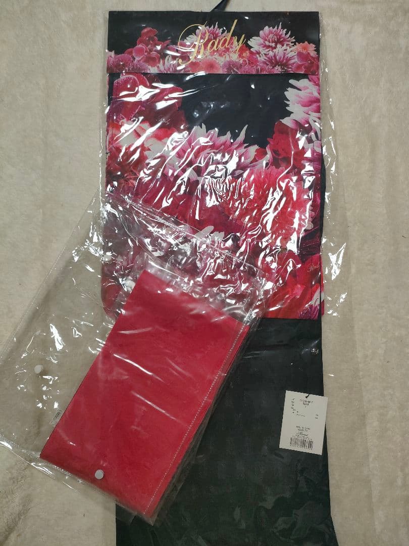 Rady 2018 ノベルティ 浴衣 リゾートフラワー　新品　レア リゾフラ　黒