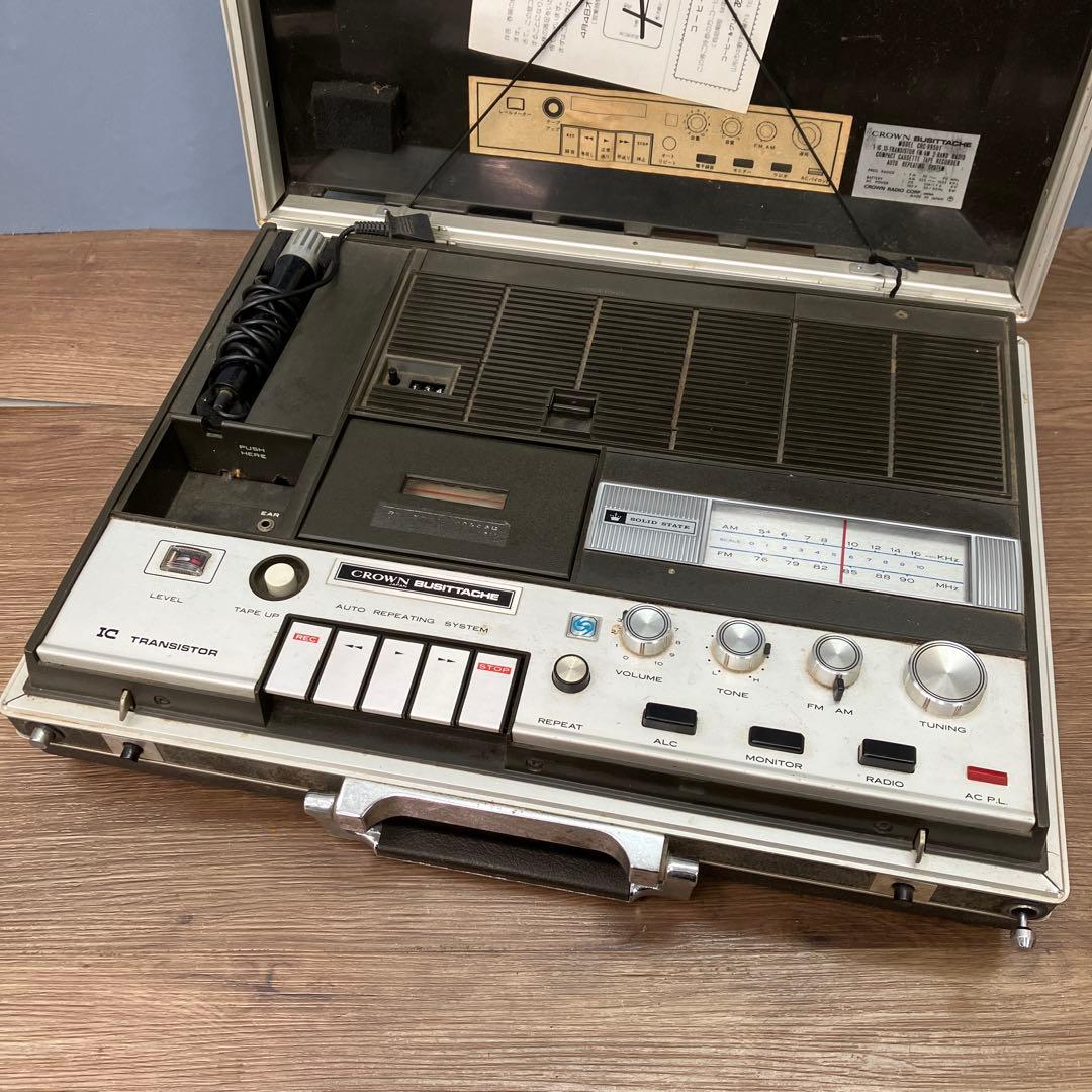 C-5 ジャンク品 希少 CROWN クラウン テープレコーダー ステレオ