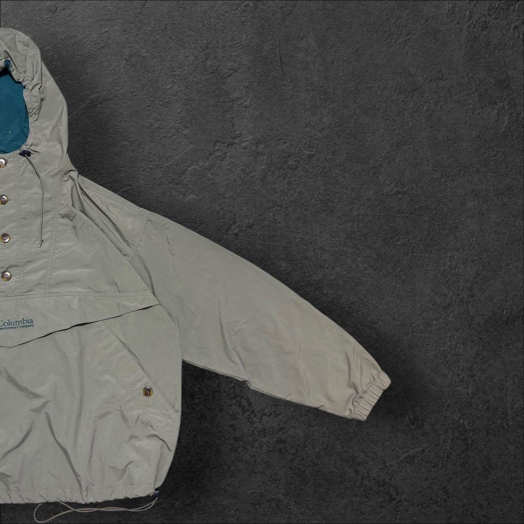90sColumbiaコロンビアナイロンアノラックジャケットアウトドア2XL古着