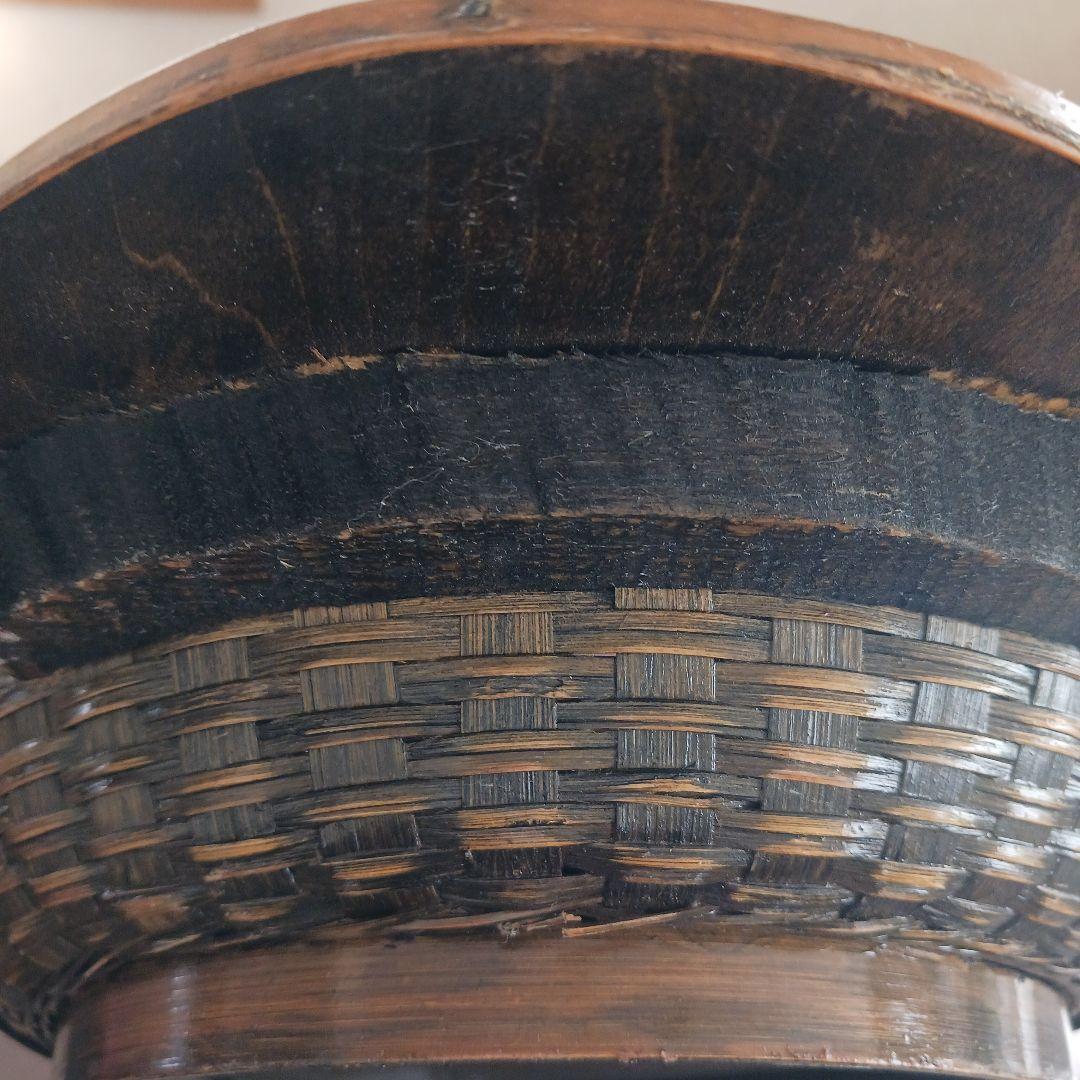 鳥型バスケット　小物入れ　 2個 竹細工