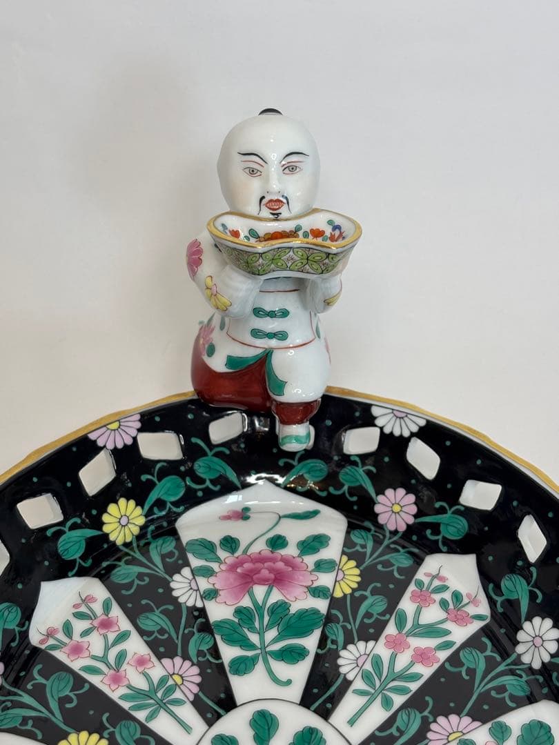 HEREND ヘレンド　西安の黒　トレイ　マンダリン　シノワズリ