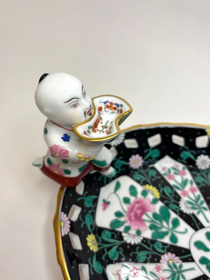 HEREND ヘレンド　西安の黒　トレイ　マンダリン　シノワズリ