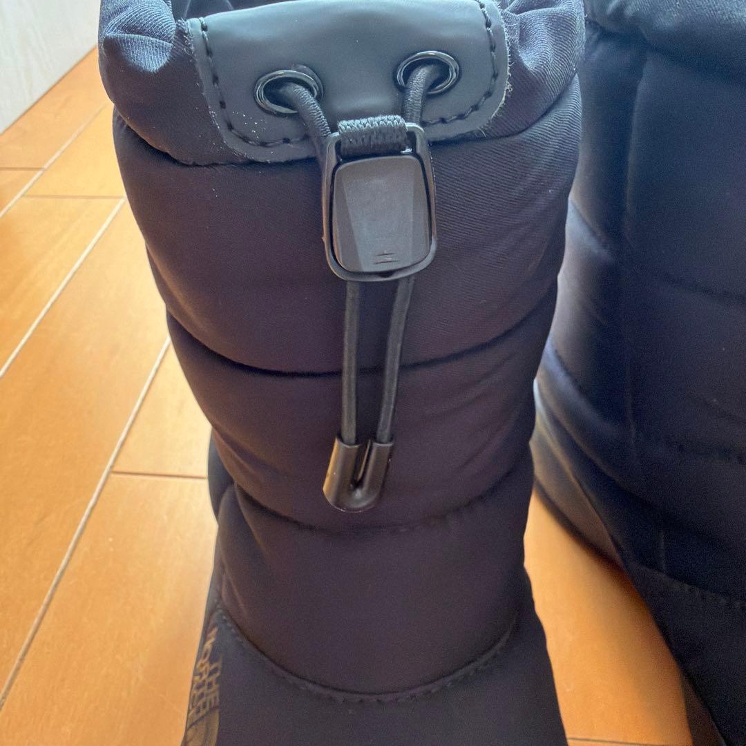 THE NORTH FACE ブラックショートブーツ　ヌプシ　24cm