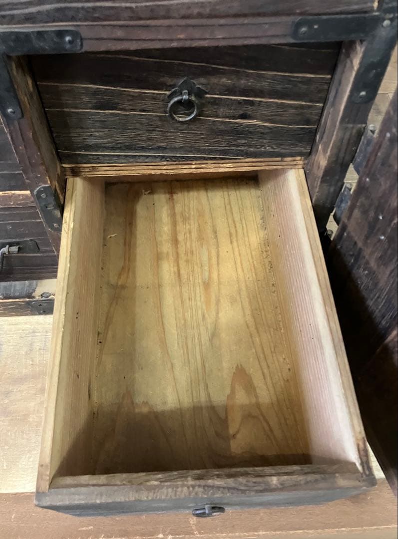 【時代箪笥】明治 大正 骨董品 収納 引き出し インテリア アンティーク