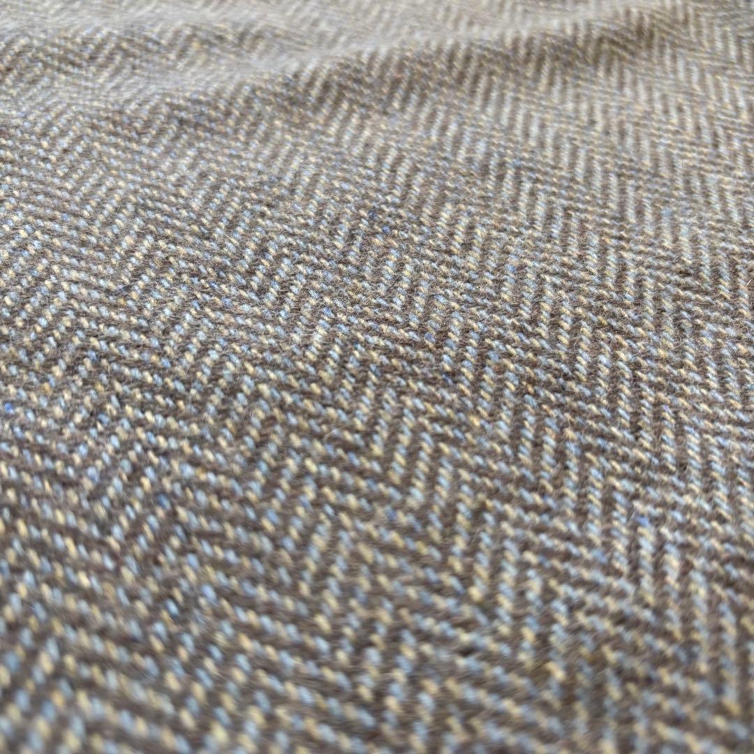 パンツ SHIKITARI wide volume herringbone pants