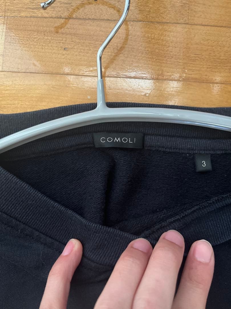 e*^様 COMOLI スウェット　ブラック
