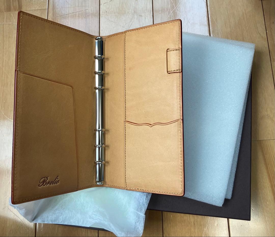 BRELIO ミネルバボックス バイブルサイズ　システム手帳