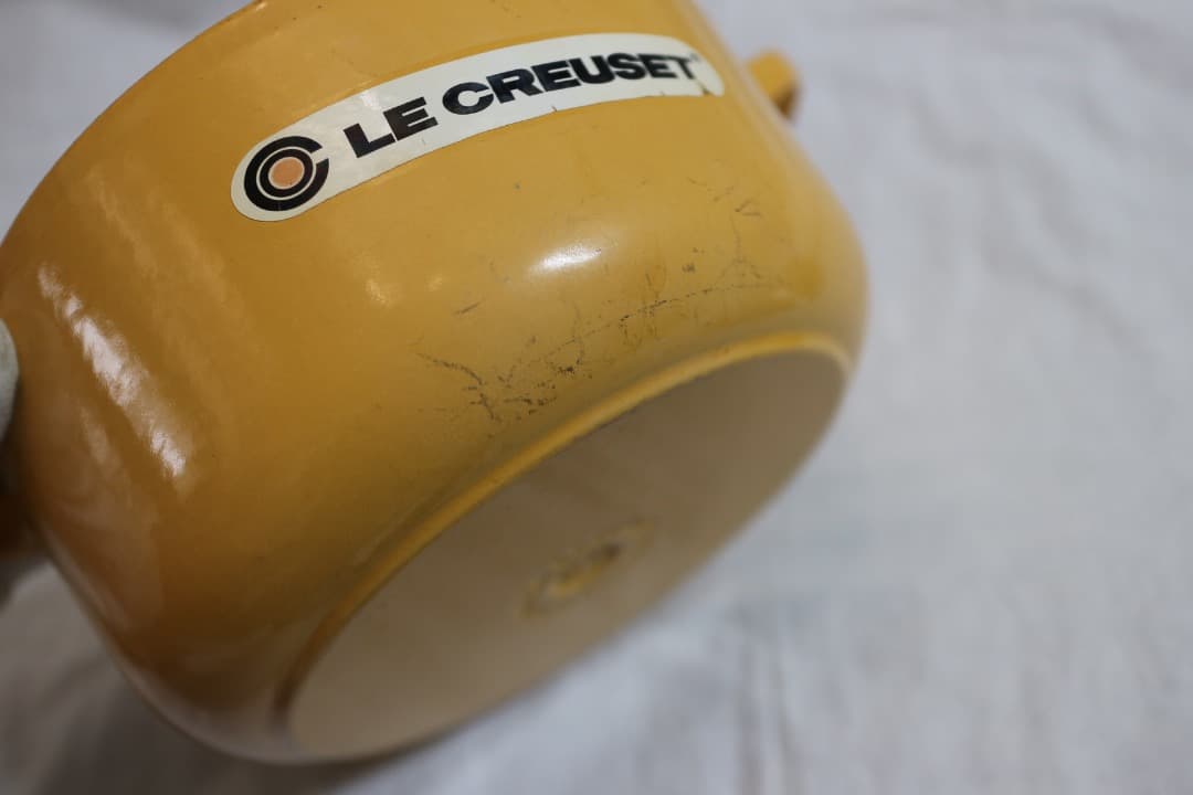 ル・クルーゼ ココットロンド 両手鍋 20cm イエロー