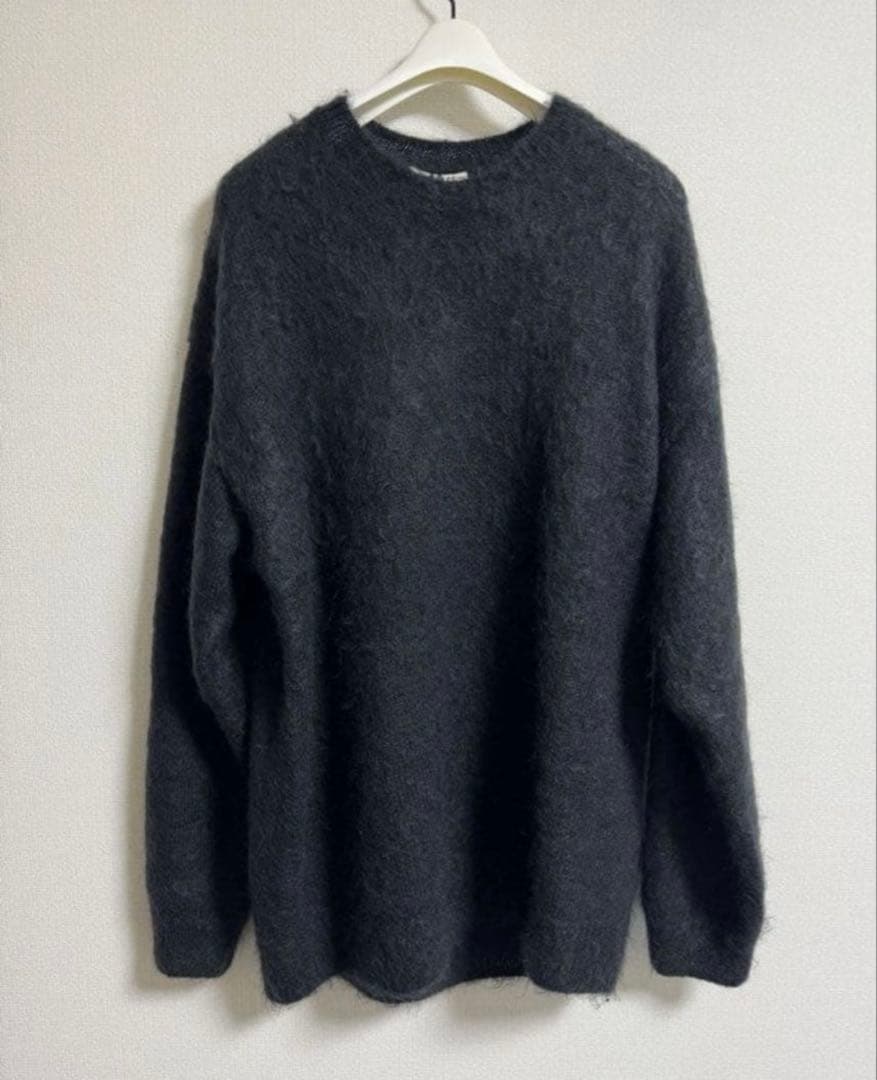 BRUSHED SUPER KID MOHAIR KNIT P/O サイズ5